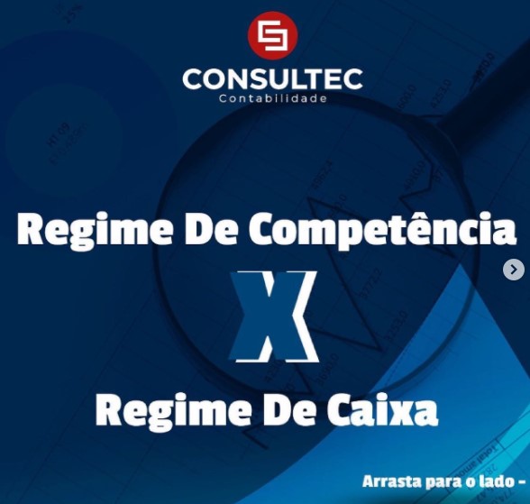 Regima de competência X Regime de Caixa